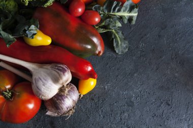 Düz sarımsak, dolma biber, domates, brokoli....