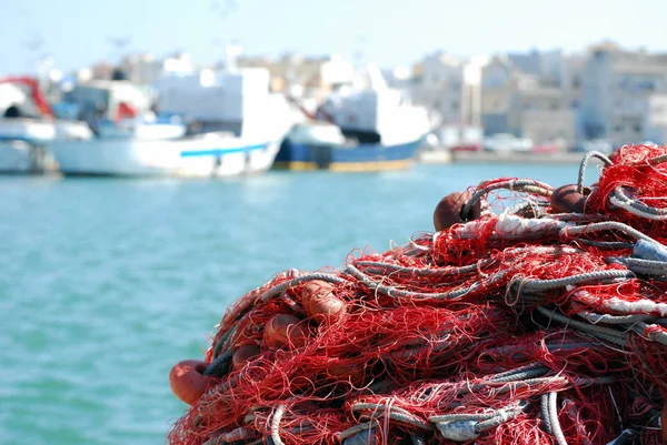 balık ağlarına Limanı