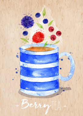 Çay fincanı berry kraft