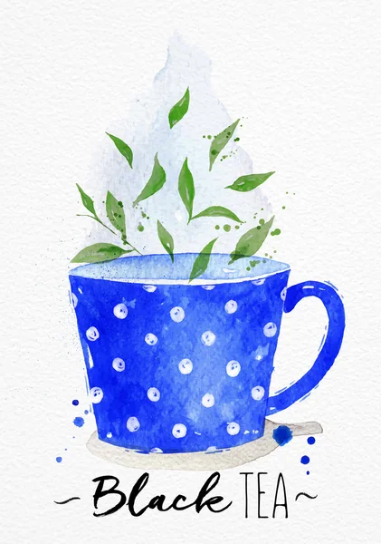 Çay fincanı siyah çay