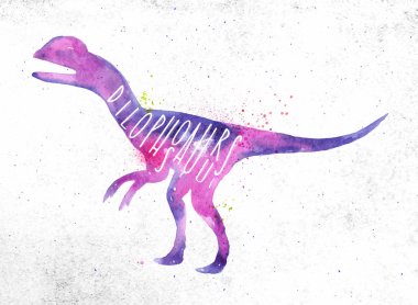 Dynosaur dilophosaur canlı