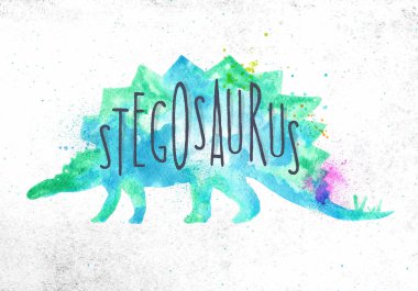 Download Watercolor Dinosaur Free Vector Eps Cdr Ai Svg Vector Illustration Graphic Art