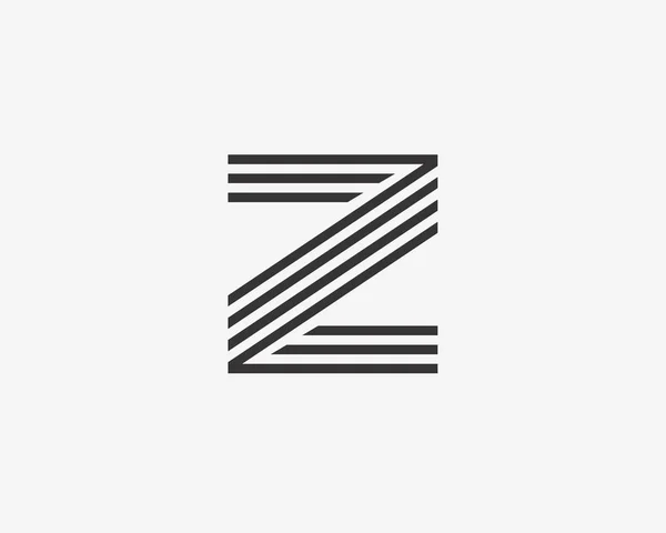 Z 字母字母商务运动。标识标志图标. — 图库照片