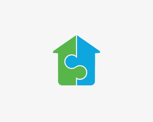 Letra S icono alfabeto simbol.Social construcción casa vector logotipo icono . — Foto de Stock