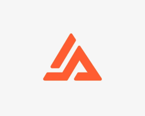 Letter A logo alphabet icon set . — Stock Photo, Image