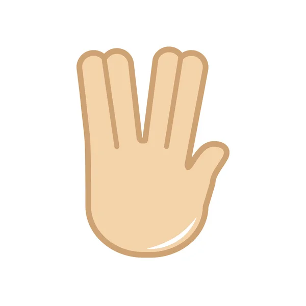 Icono de gesto de mano — Archivo Imágenes Vectoriales