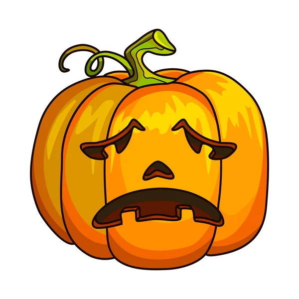 Halloween Pumpkin Jack Lantern — Stock Vector