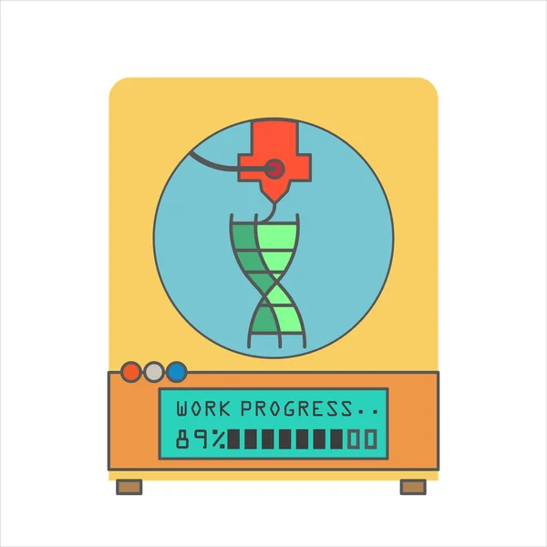 Dna 的生物工程 — 图库矢量图片