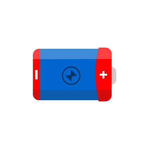 Battery flat icon — Stock Vector