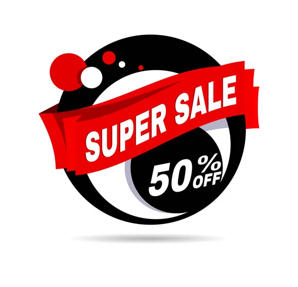 Super Sale Banner — Stockvektor