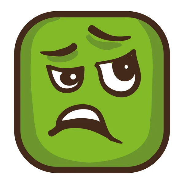 Set of colorful square emoji — Stock Vector © Sonulkaster 135630798