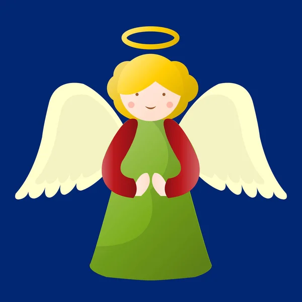 Иллюстрированный святой ангел — стоковый вектор