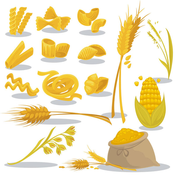 organic Italian pasta and spikelets