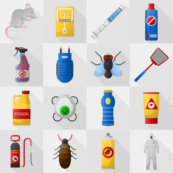 Set of pest control expert — Stock Vector