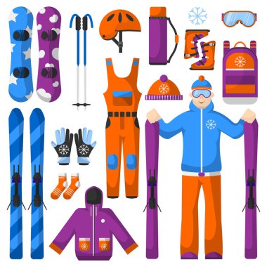 snowboard ekipman kümesi 