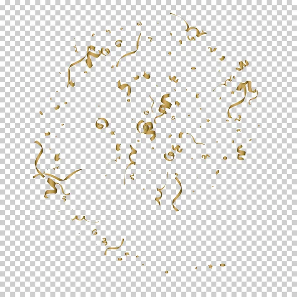 Morceaux de confettis lumineux — Image vectorielle