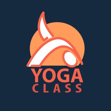 Yoga kavramı tasarım şablonu