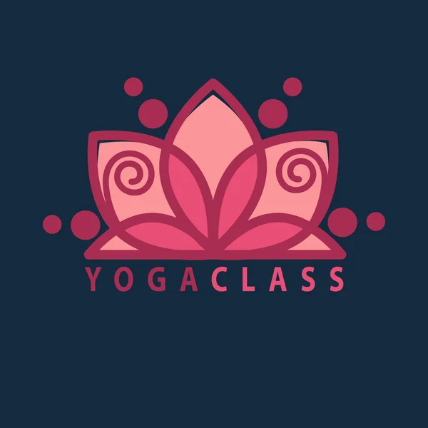 Plantilla de diseño de concepto yoga — Vector de stock