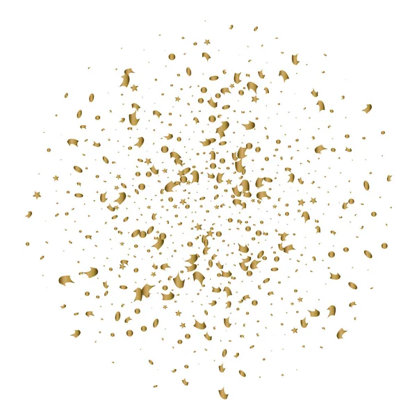 Chute de morceaux de confettis — Image vectorielle