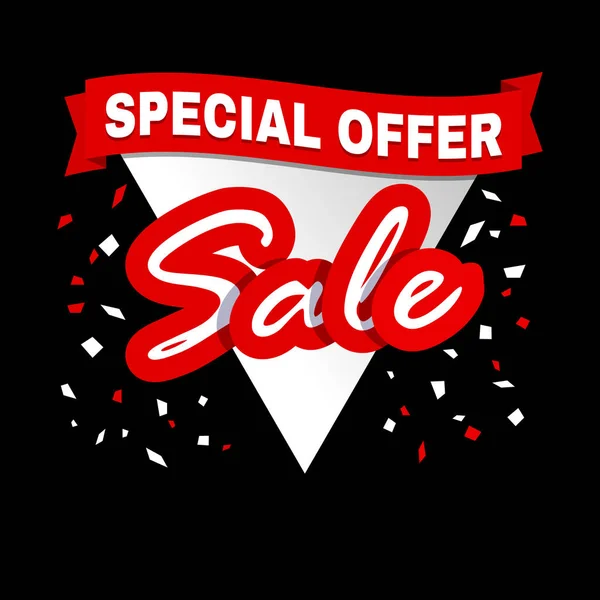 Banner de venda de oferta especial —  Vetores de Stock