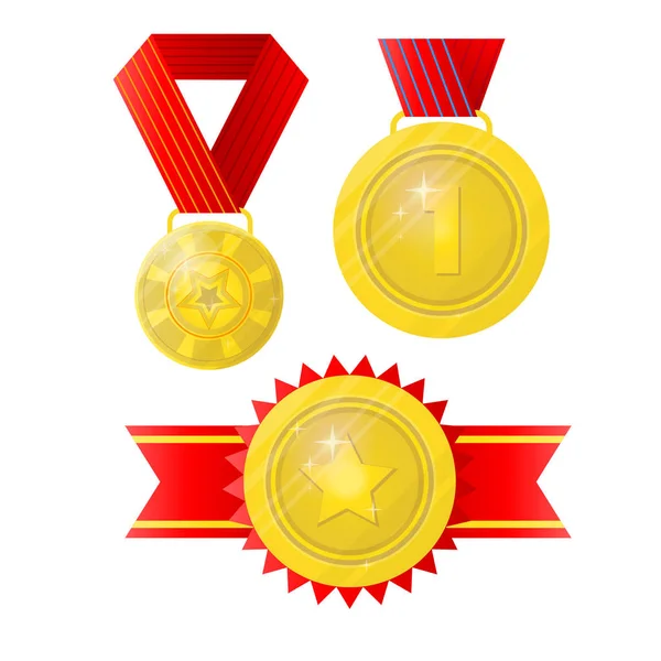 Нагорода Набір трофеїв — стоковий вектор