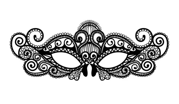 Mardi Gras mask of lace — Stock Vector