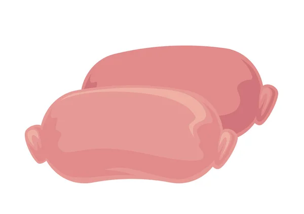 矢量图标的肉香肠 — 图库矢量图片