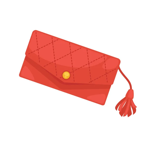 Carteras con dinero de compras. Monedero efectivo . — Vector de stock