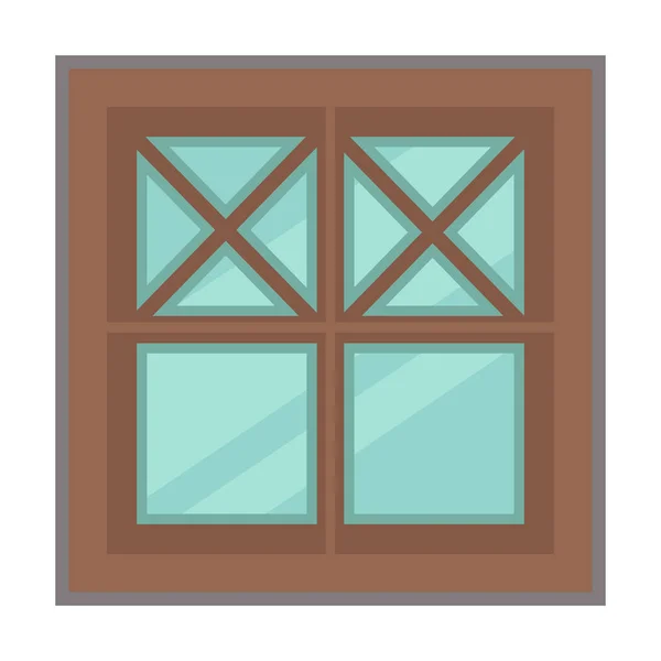 Ventana para uso de diseño interior y exterior . — Archivo Imágenes Vectoriales