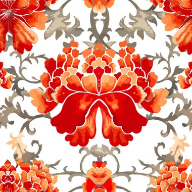 Kusursuz çiçek deseni