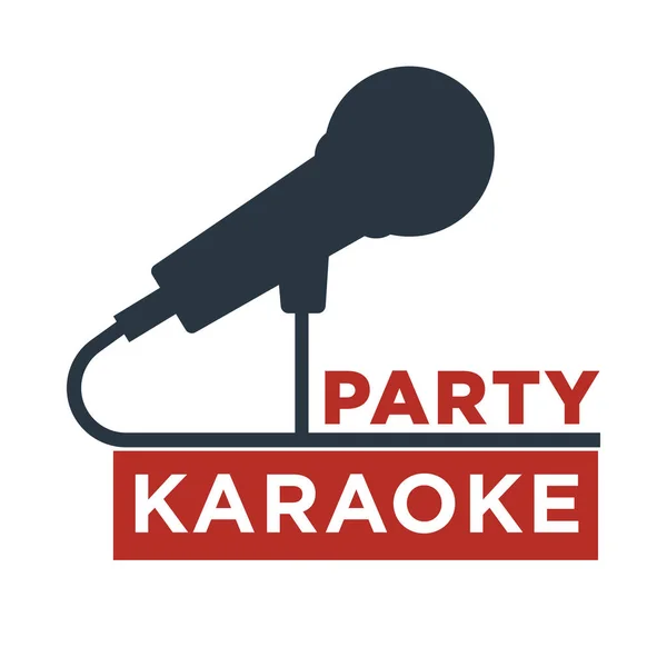 Conjunto de logotipos do clube de karaoke — Vetor de Stock