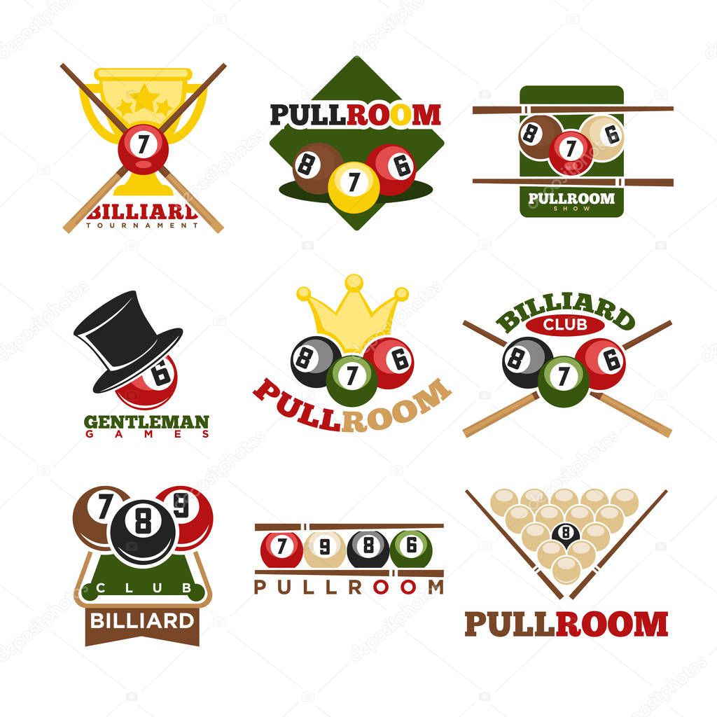 Award Icons flat style, vector illustration