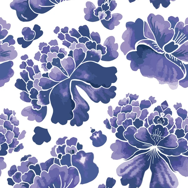 Seamless floral pattern — Stock Vector