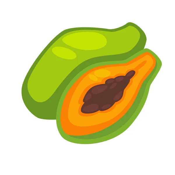 Frukt platt ikon — Stock vektor