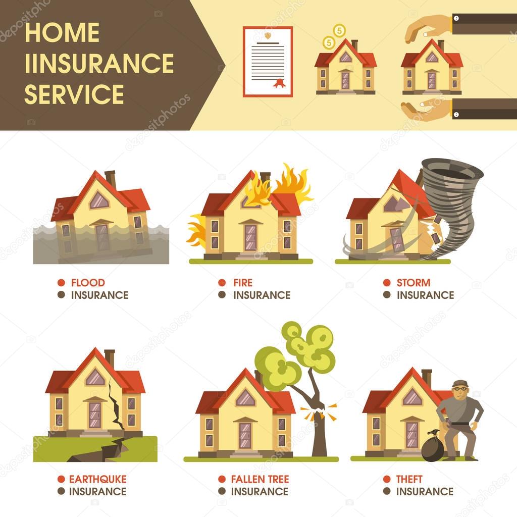 Buildings flat icon, vector illustration