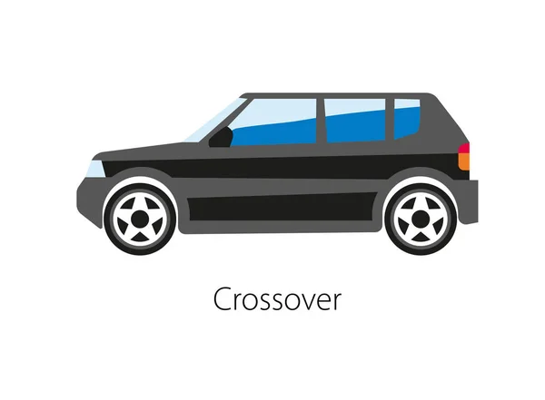 Crossover όχημα χρησιμότητα Cuv — Διανυσματικό Αρχείο
