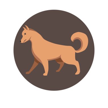 Chinese zodiac sign Dog  clipart