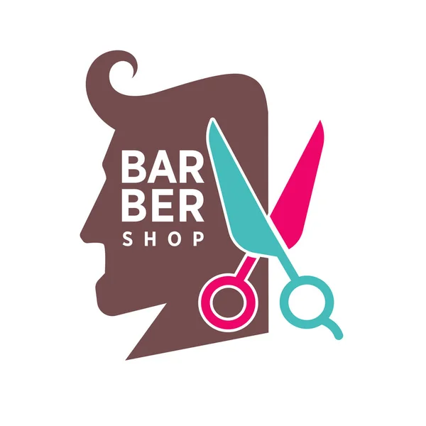 Logo del barbiere — Vettoriale Stock