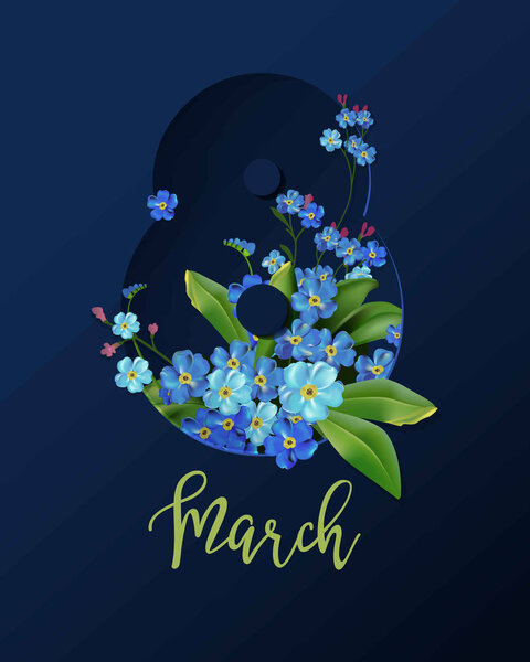 Women Day holiday or springtime 