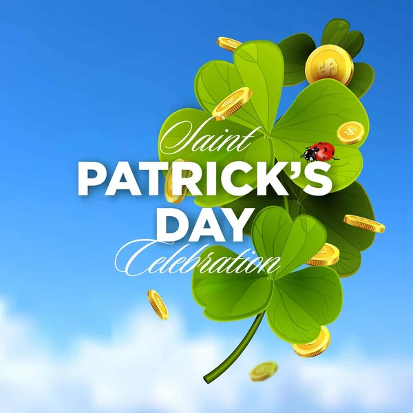 St. Patrick s dag groene bier partij — Stockvector