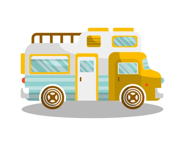 Автобус или кемпер фургон — стоковый вектор