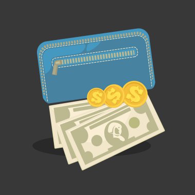 Nakit para ile cüzdan 