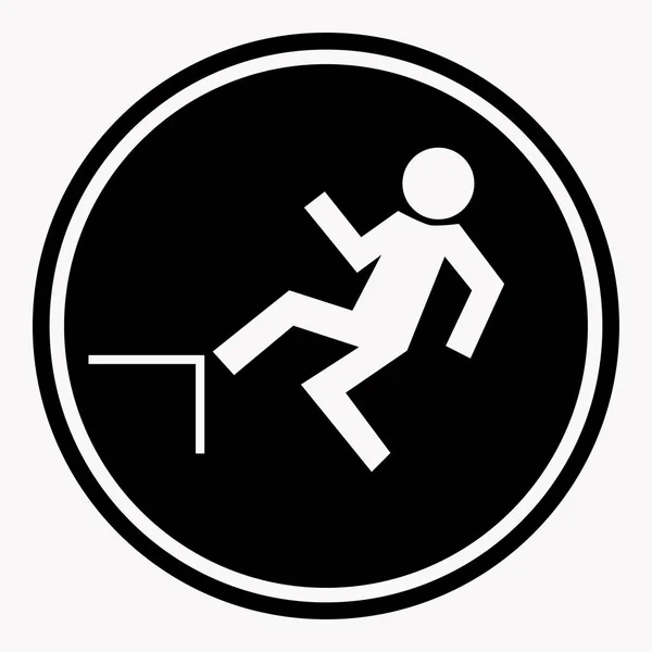 Falling man icon — Stock Vector