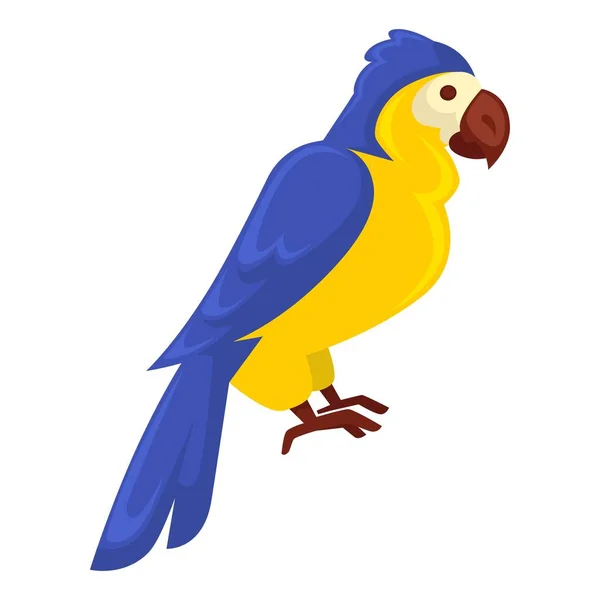 아 라 앵무새 블루 옐로우 색상 — 스톡 벡터