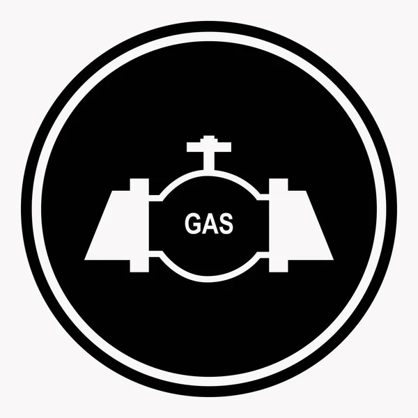 Ícone de tubo de gás —  Vetores de Stock