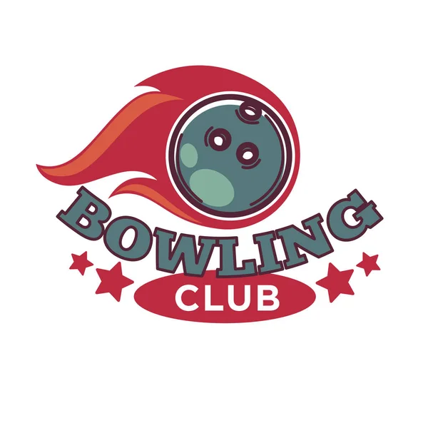 Bowling club logo — Stock Vector