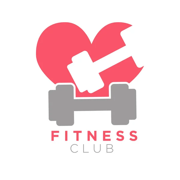 Фітнес клуб логотип — стоковий вектор