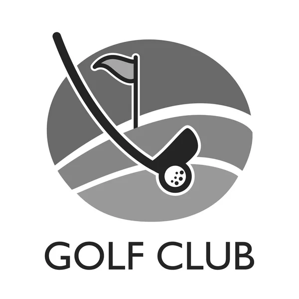 ゴルフ カントリー クラブのロゴ — ストックベクタ