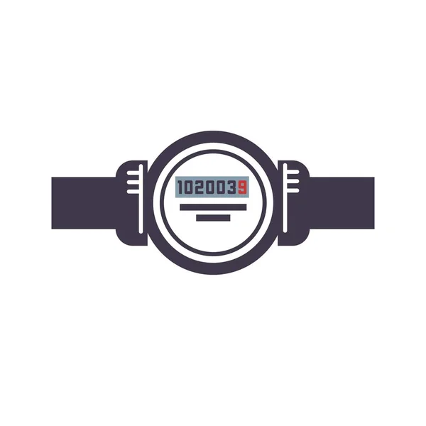 Domestic water meter icon — Stock Illustration Domestic water meter icon Royalty Free Stock Illustrations