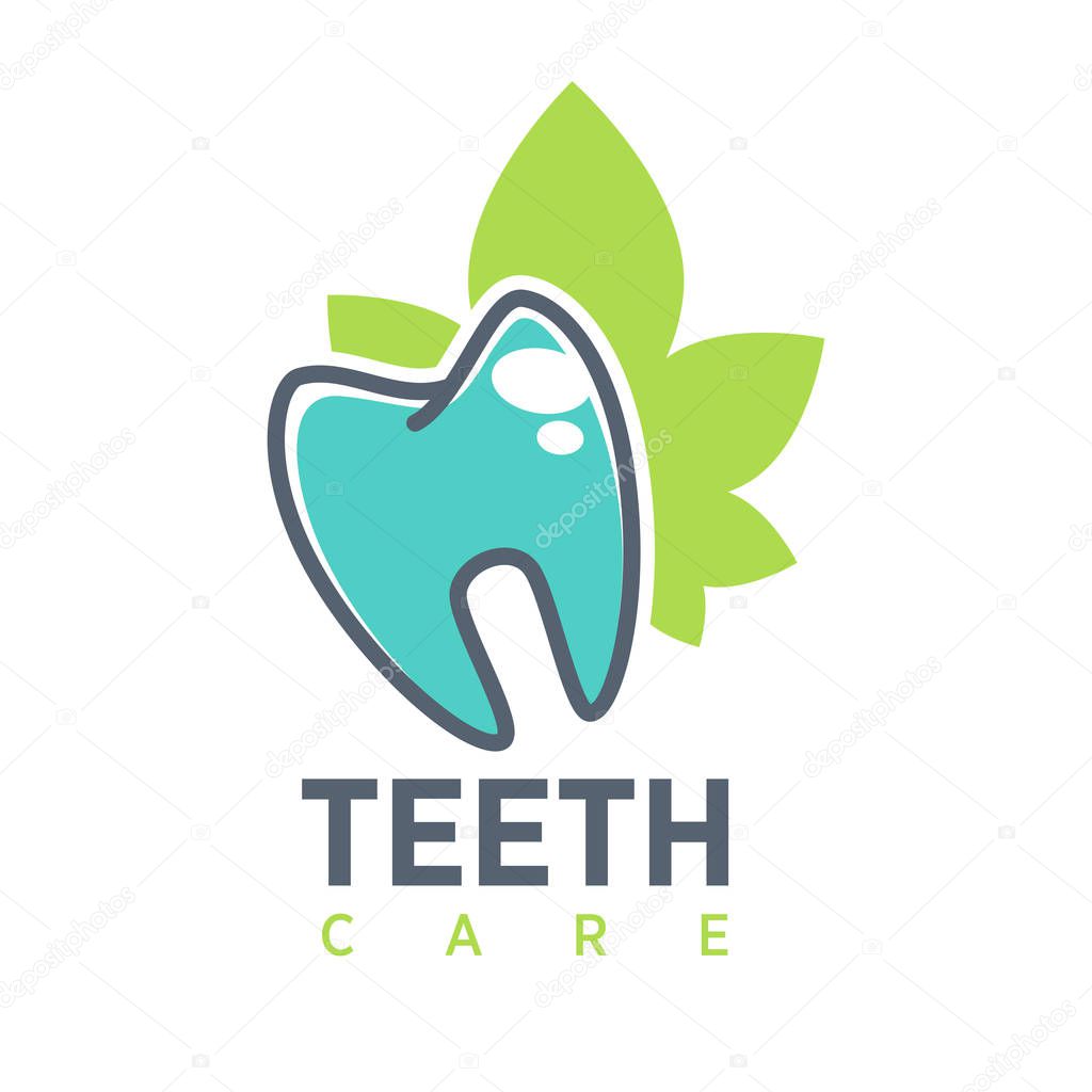 Teeth care icon, vector illustration